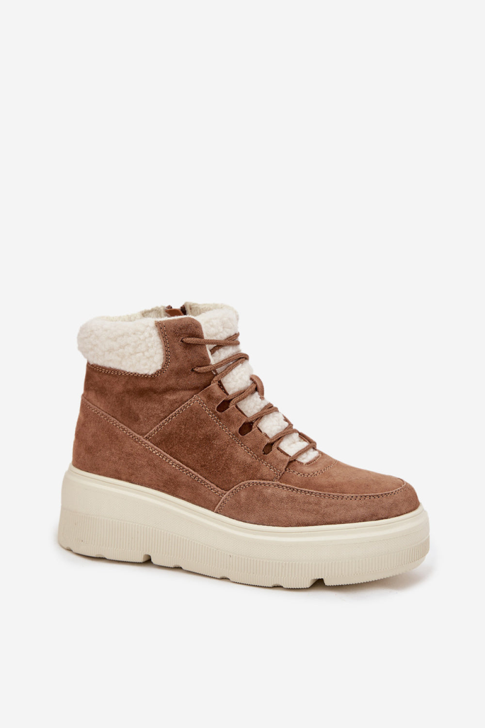 Step In Style Vinceza Camel Suede Platform Snow Boots - view 2