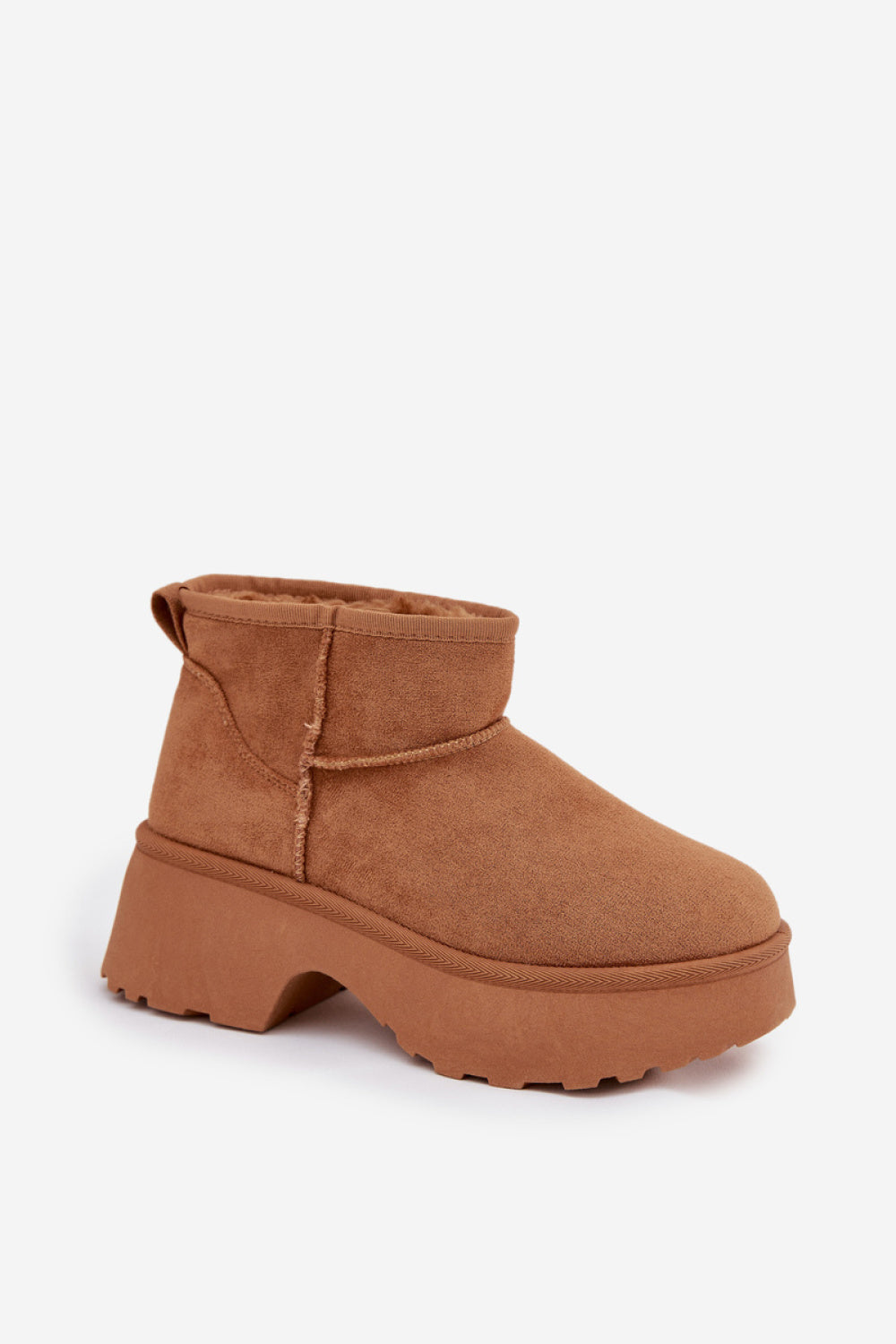 Step In Style Mavelle Camel Faux Suede Platform Snow Boots - view 2