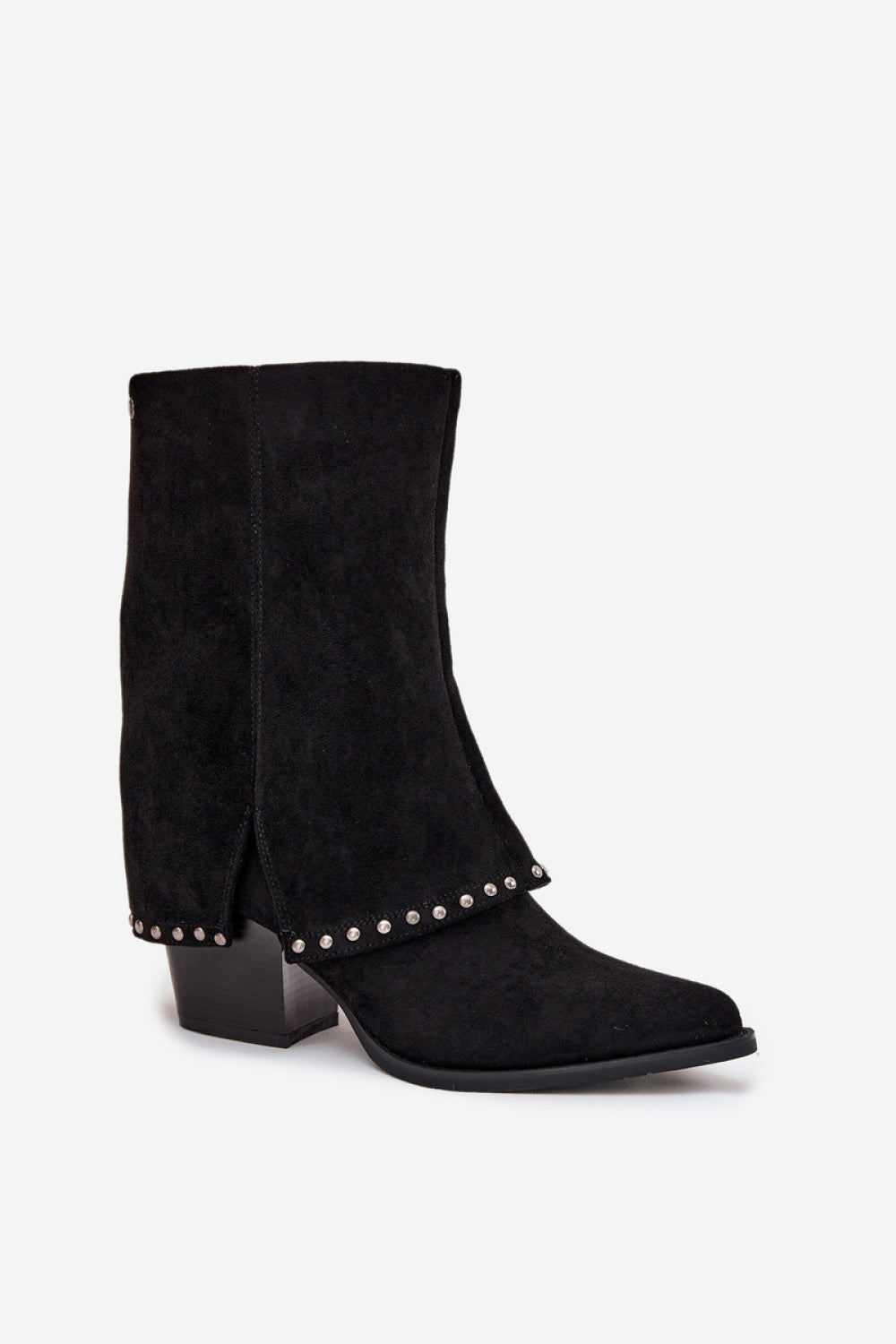 Step In Style Vinceza Black Heeled Ankle Boots - view 2