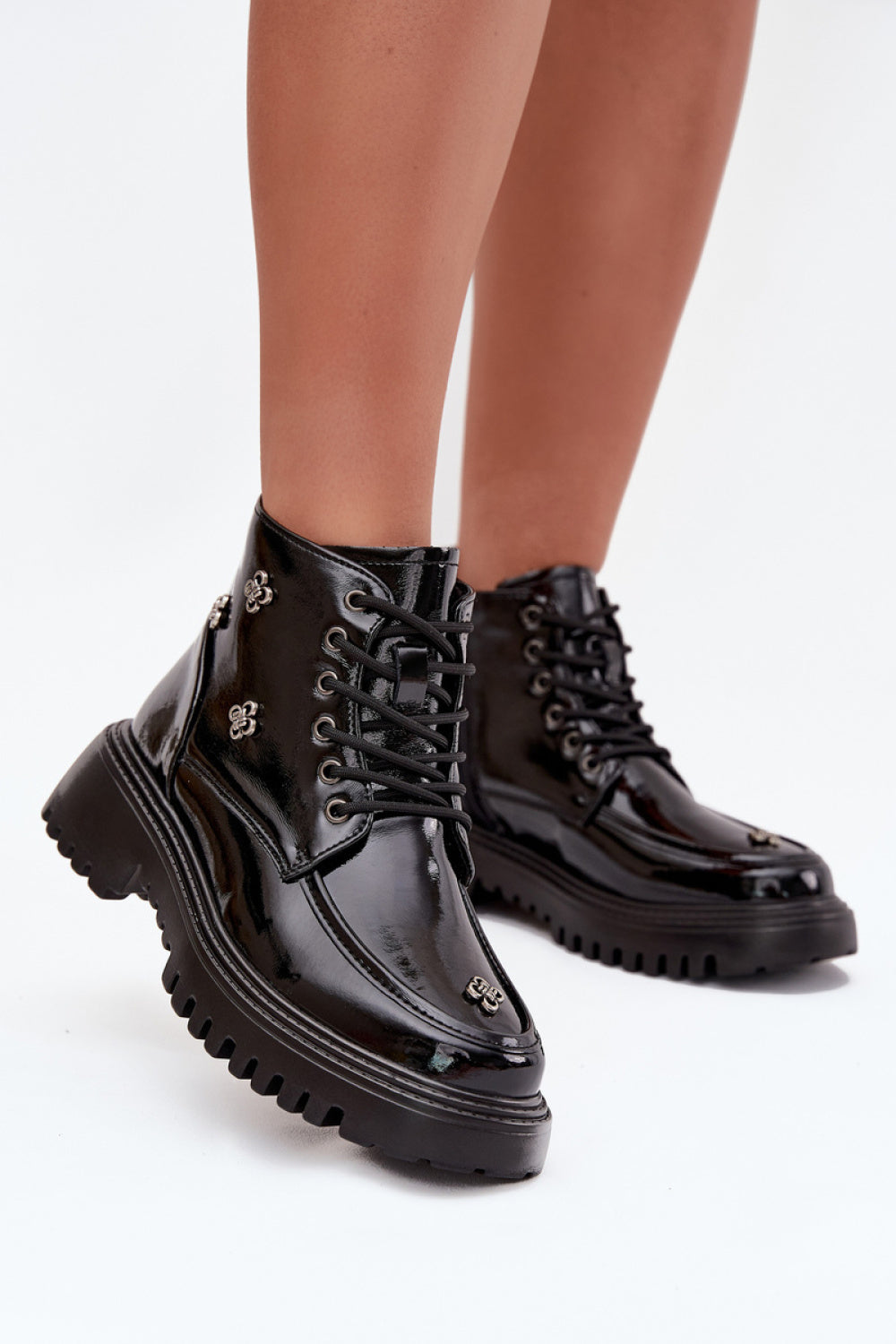 Step In Style Artiker Black Leather Boots with Zip