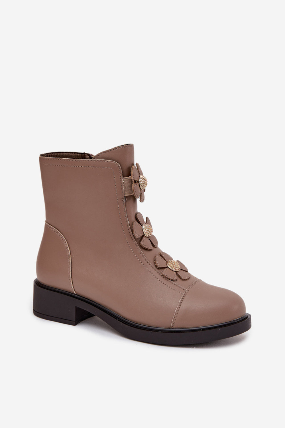 Step In Style Belverine Beige Leather Warm Lined Boots - view 2