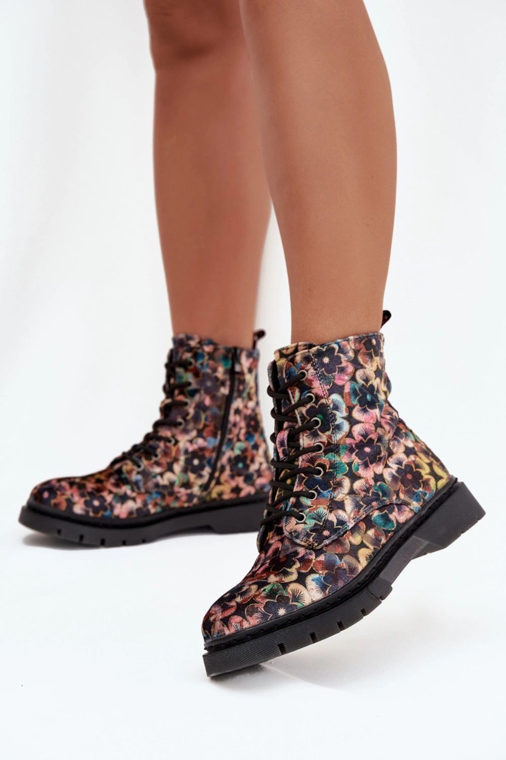 Step In Style Artiker Multicolour Flat Warm Lined Boots - view 4