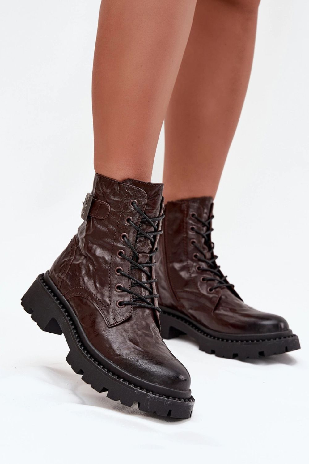 Step In Style Artiker Chocolate Leather Warm Lined Boots - view 3