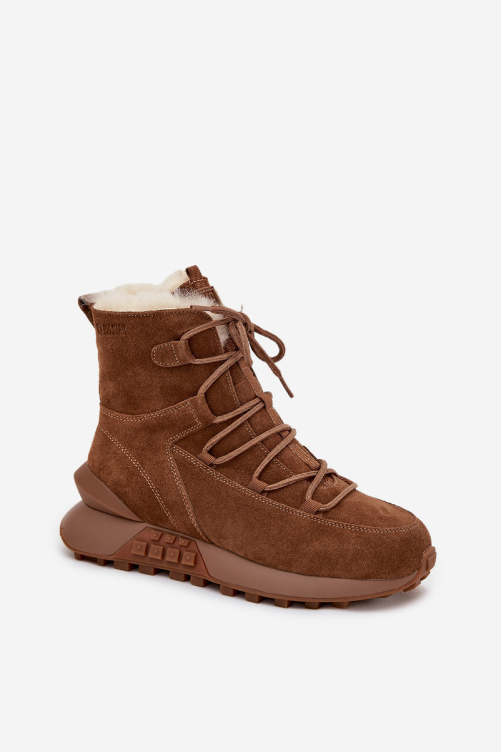 Step In Style Brown Suede Platform Snow Boots - view 2