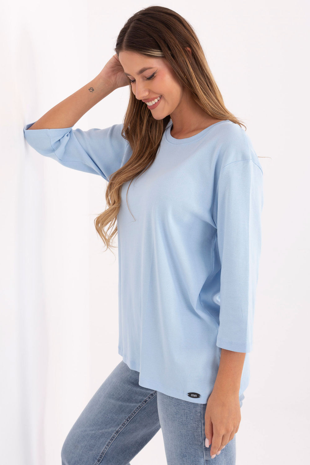 Relevance Light Blue Blouse - view 2