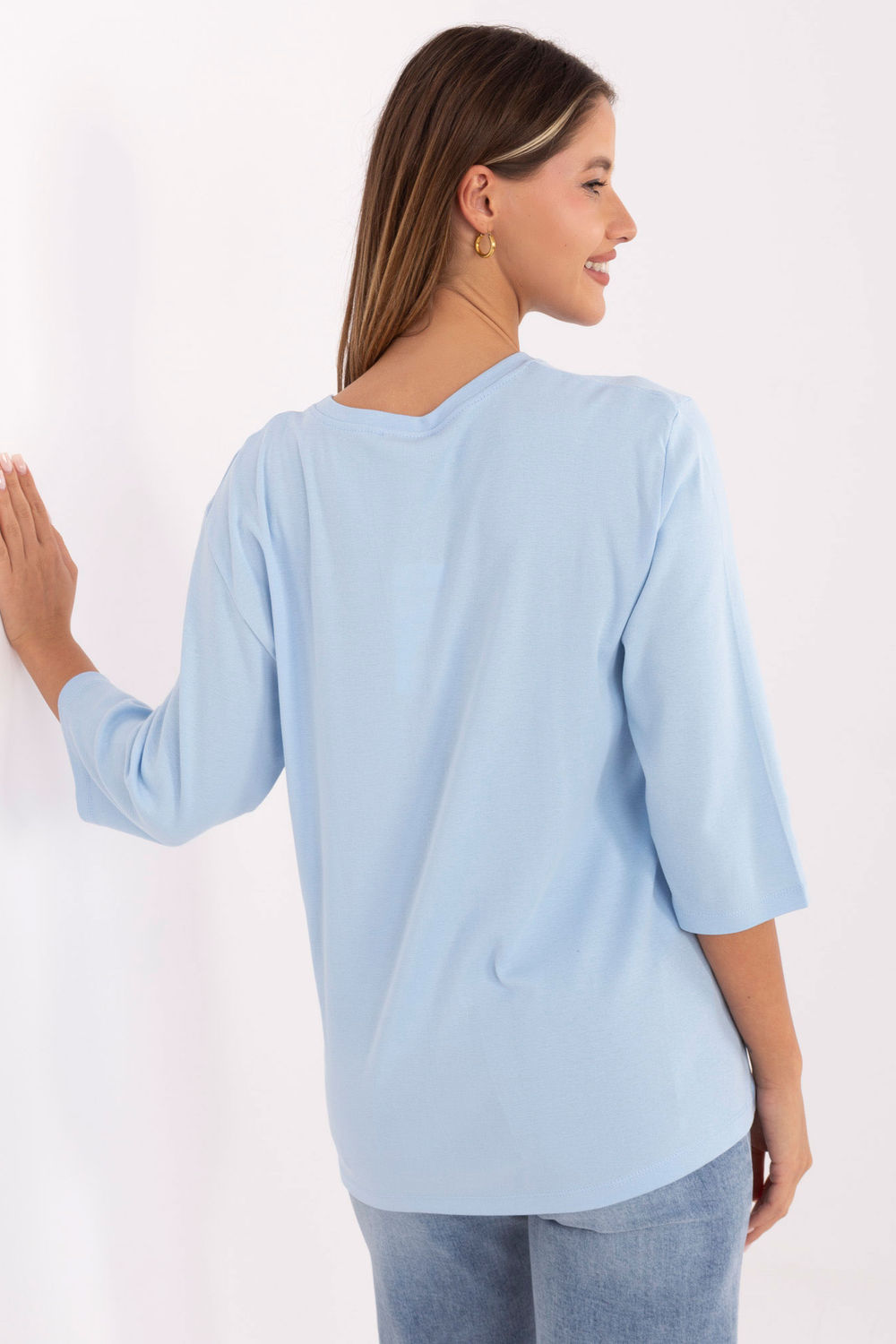 Relevance Light Blue Blouse - view 3