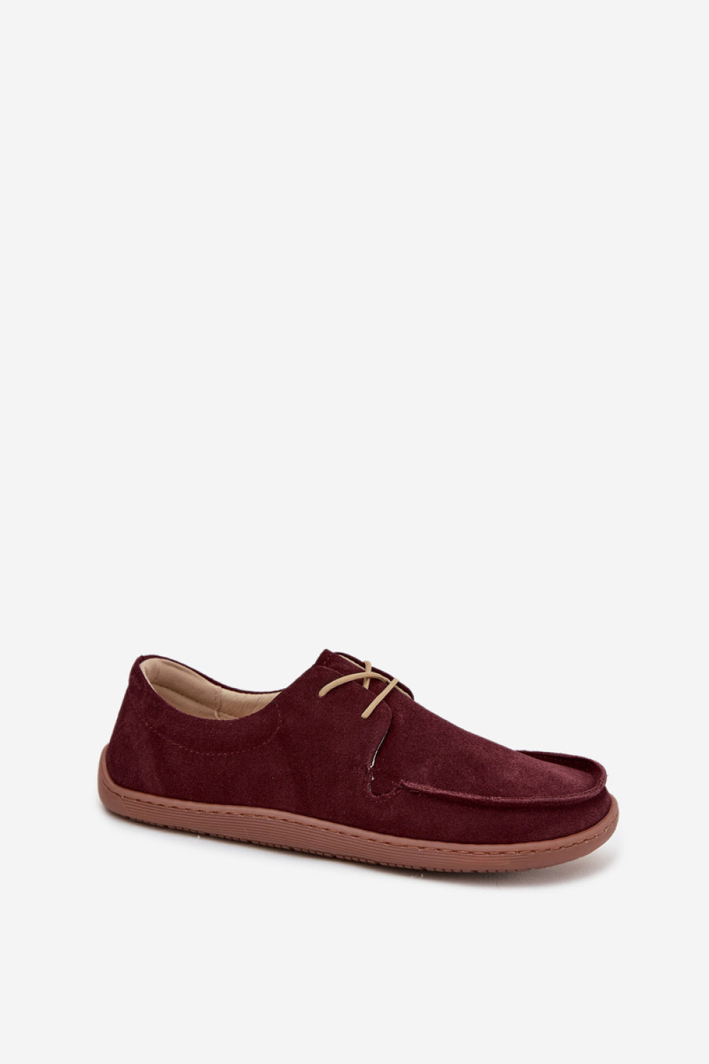 Step In Style Zazoo Burgundy Suede Barefoot Shoes - view 2