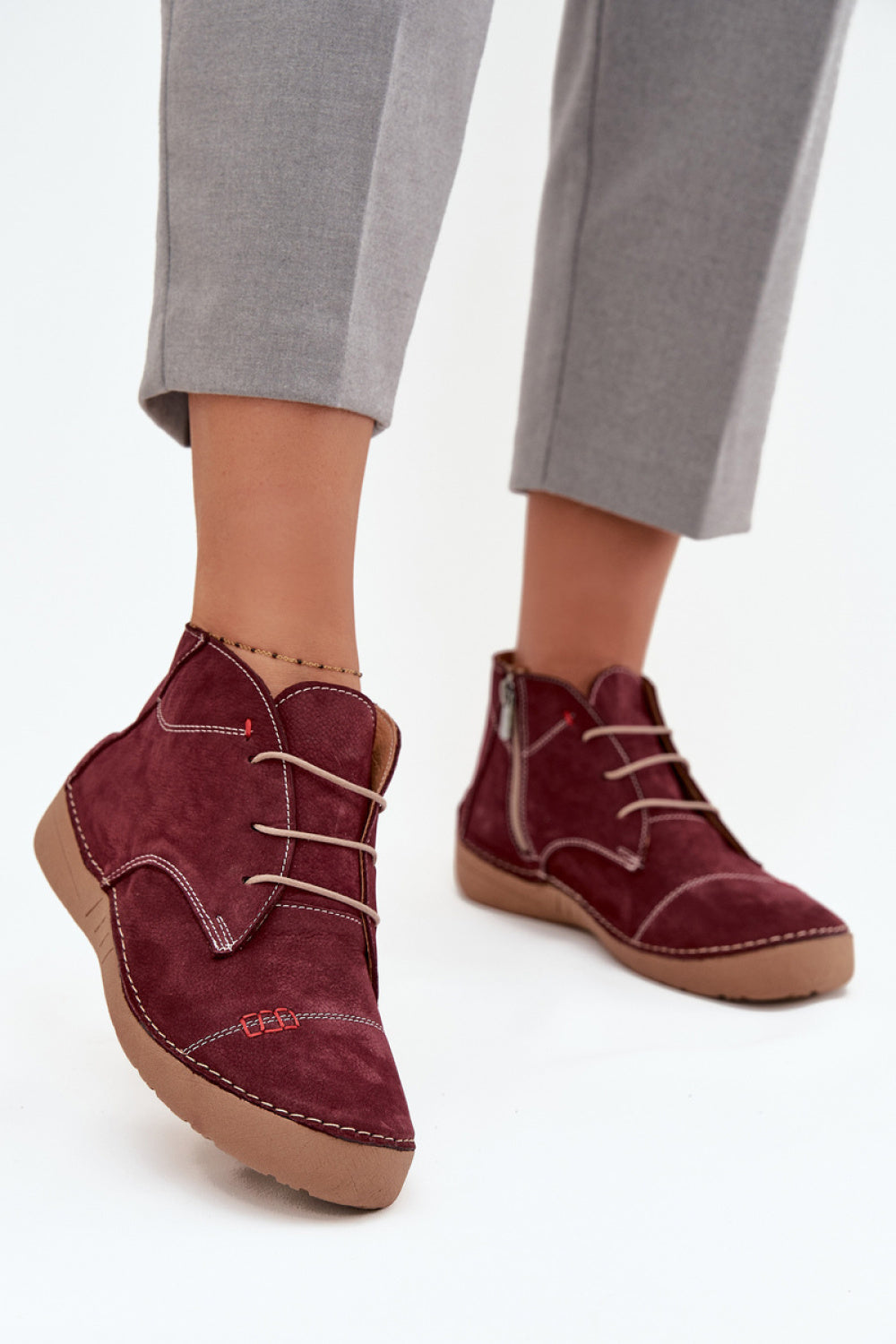 Step In Style Artiker Burgundy Shoes