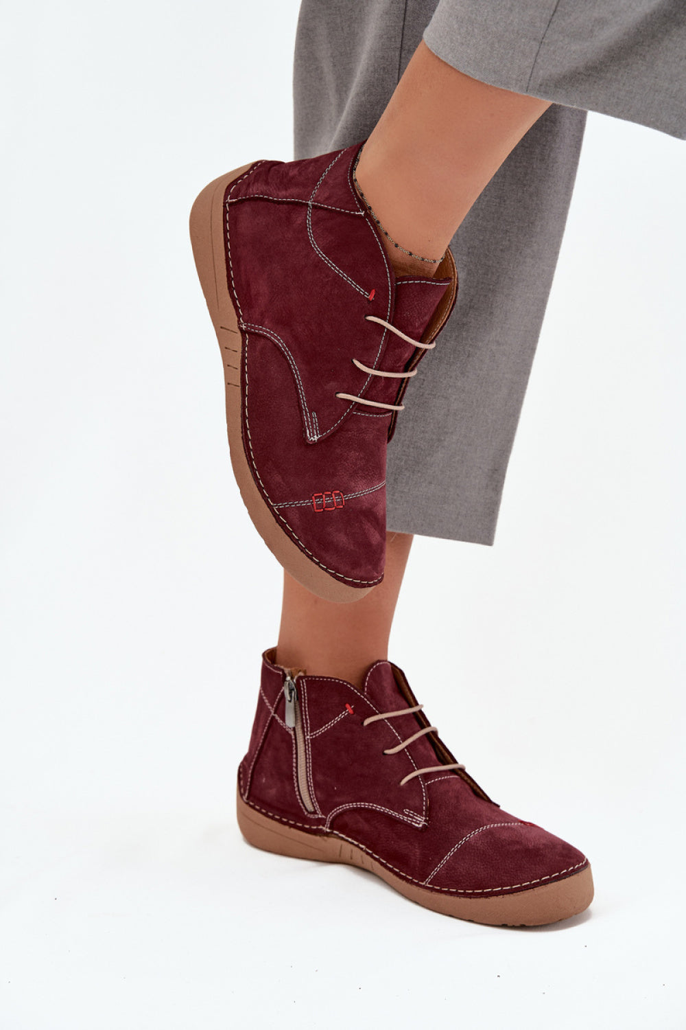 Step In Style Artiker Burgundy Shoes - view 3
