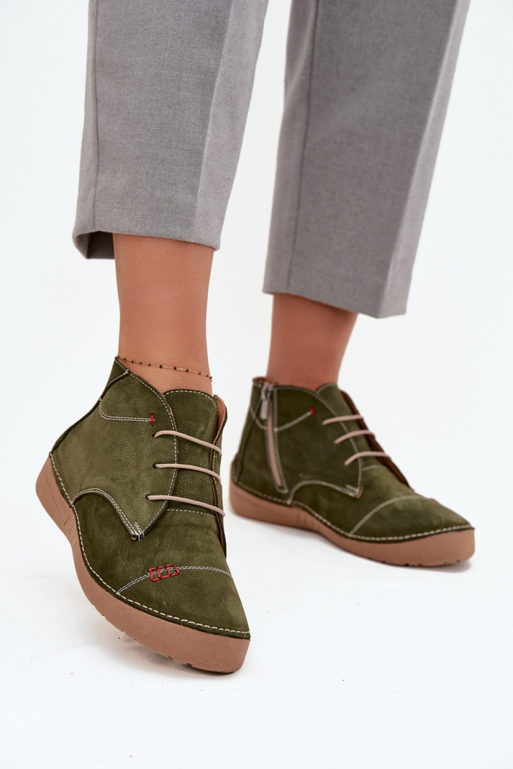 Step In Style Artiker Green Shoes