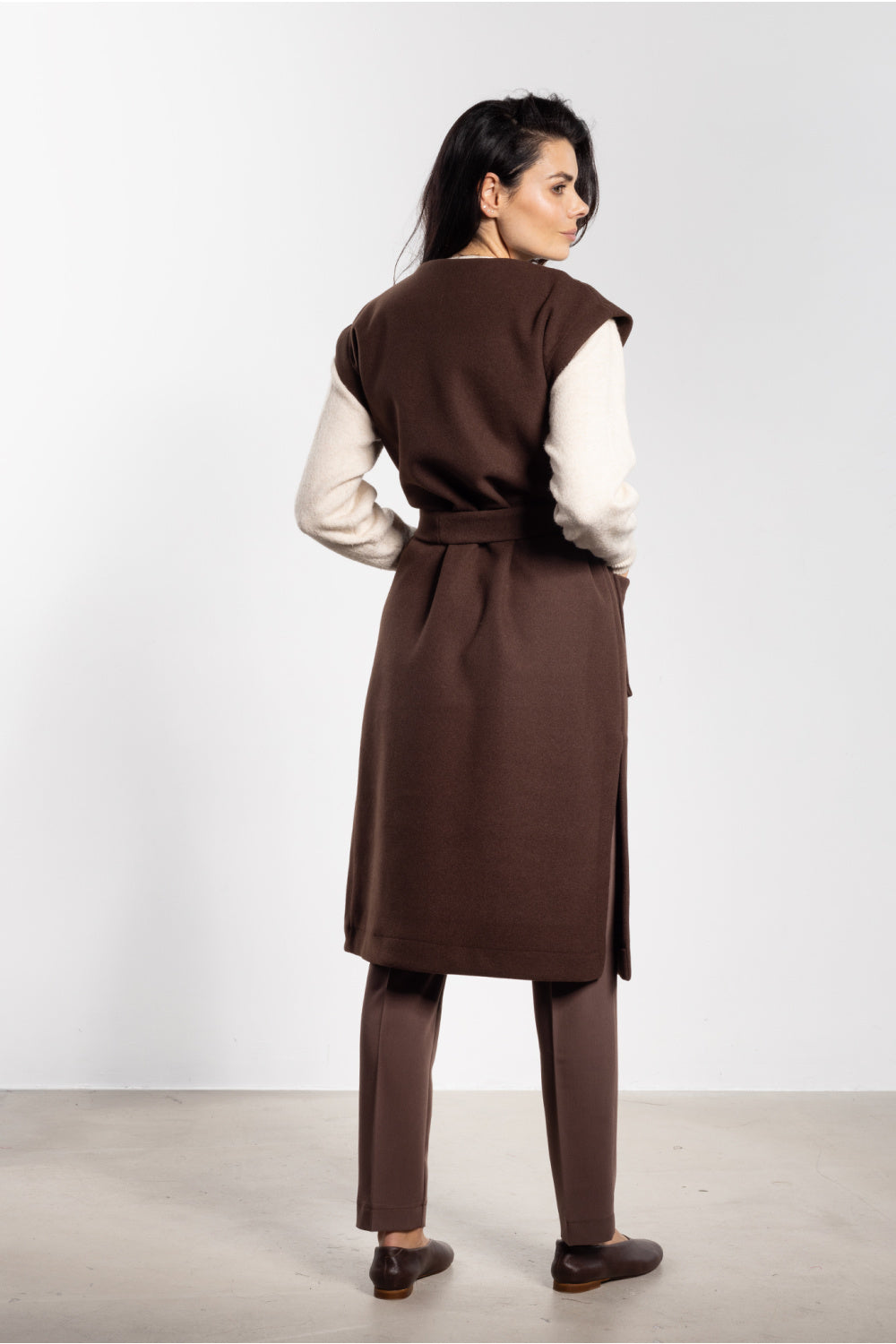 Awama Chocolate Gilet - view 3