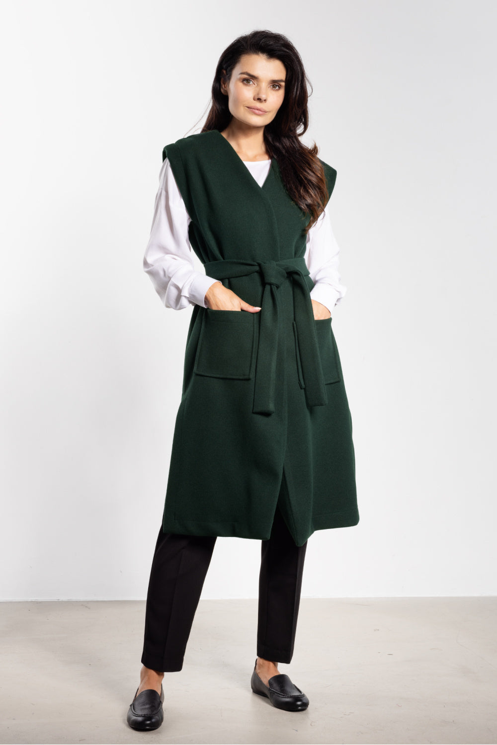 Awama Bottle Green Gilet - view 2