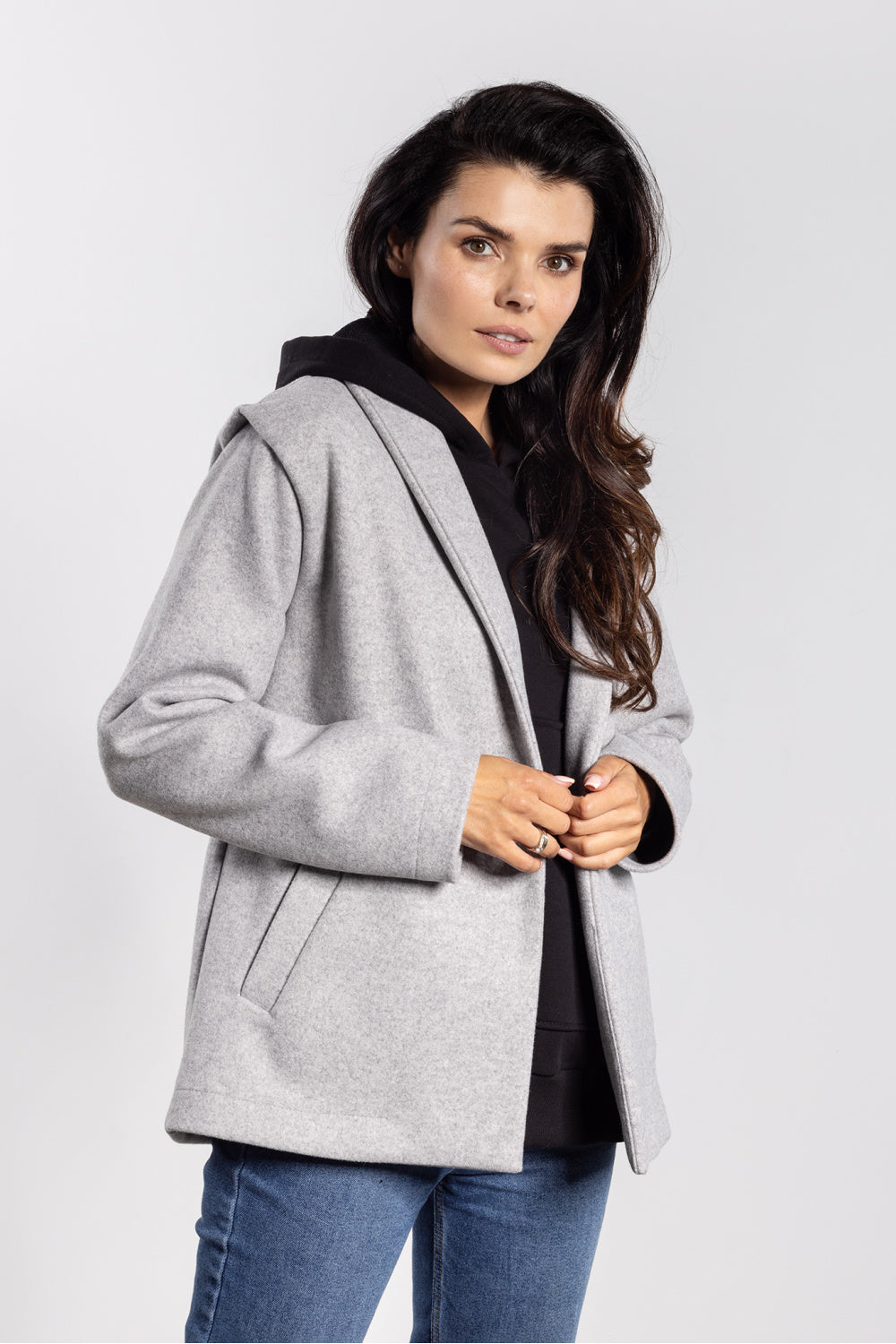 Awama Grey Jacket - view 2