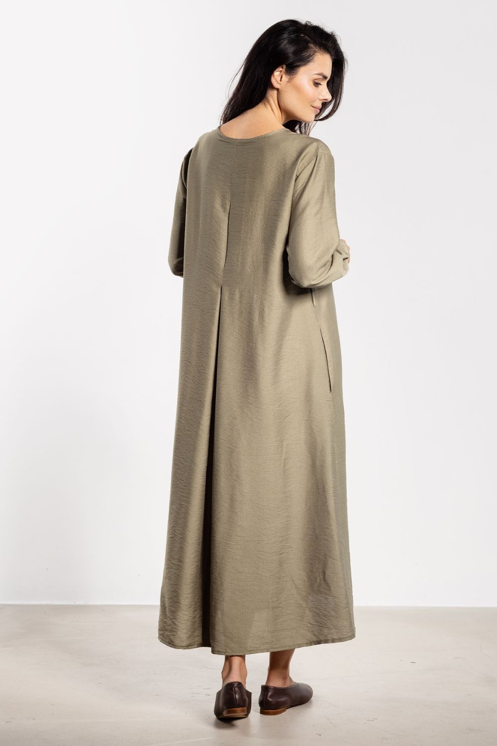 Awama Sage Maxi Long Sleeve Dress - view 3