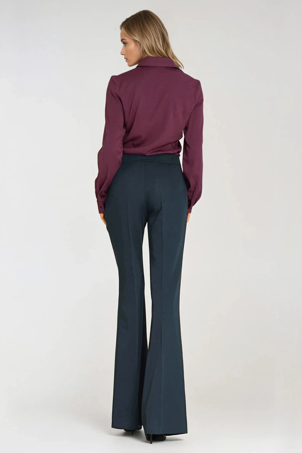 Nife Plum Bodycon Long Sleeve Top - view 3