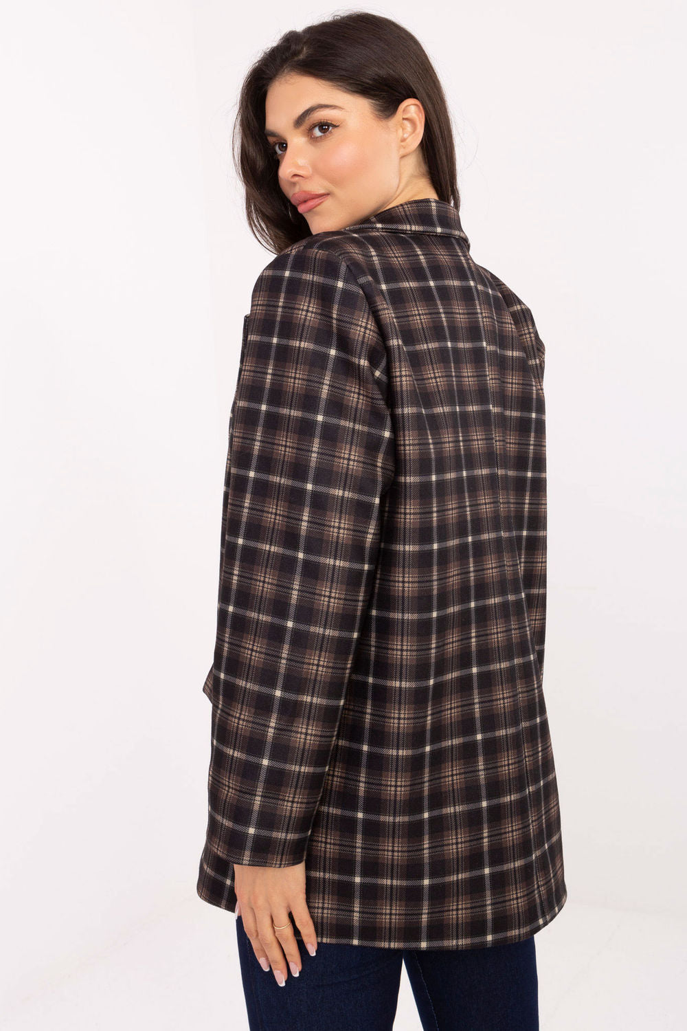 Italy Moda Black Long Sleeve Jacket - view 3