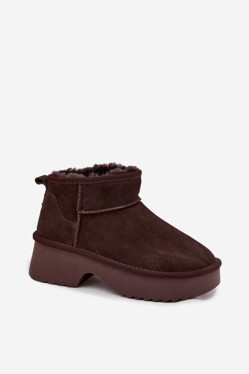 Step In Style Milora Chocolate Suede Platform Snow Boots - view 2