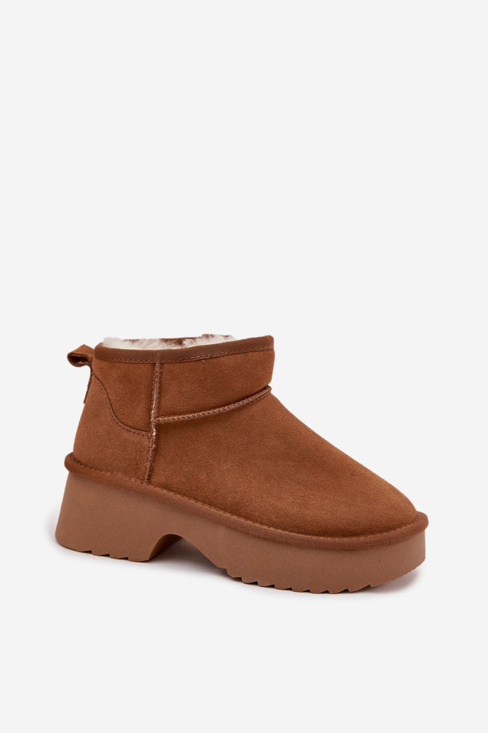 Step In Style Milora Camel Suede Platform Snow Boots - view 2