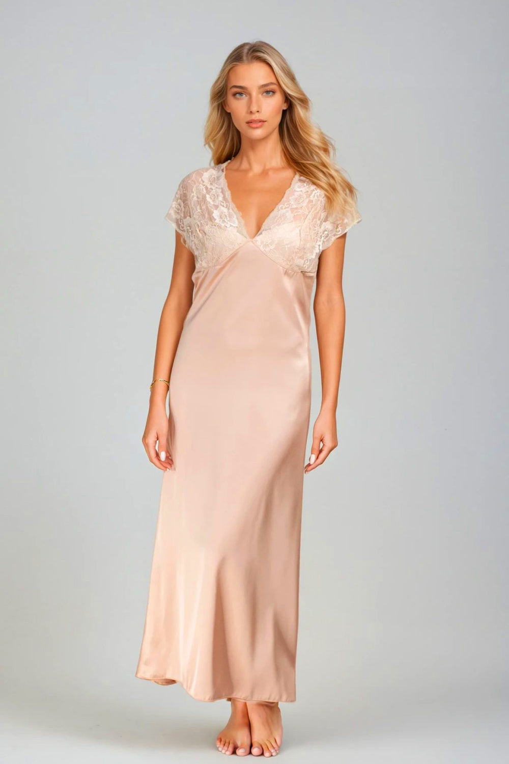Kalimo Mactan Nude Lace Slip