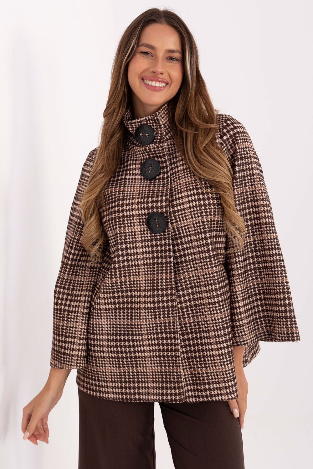 Italy Moda Brown Coat