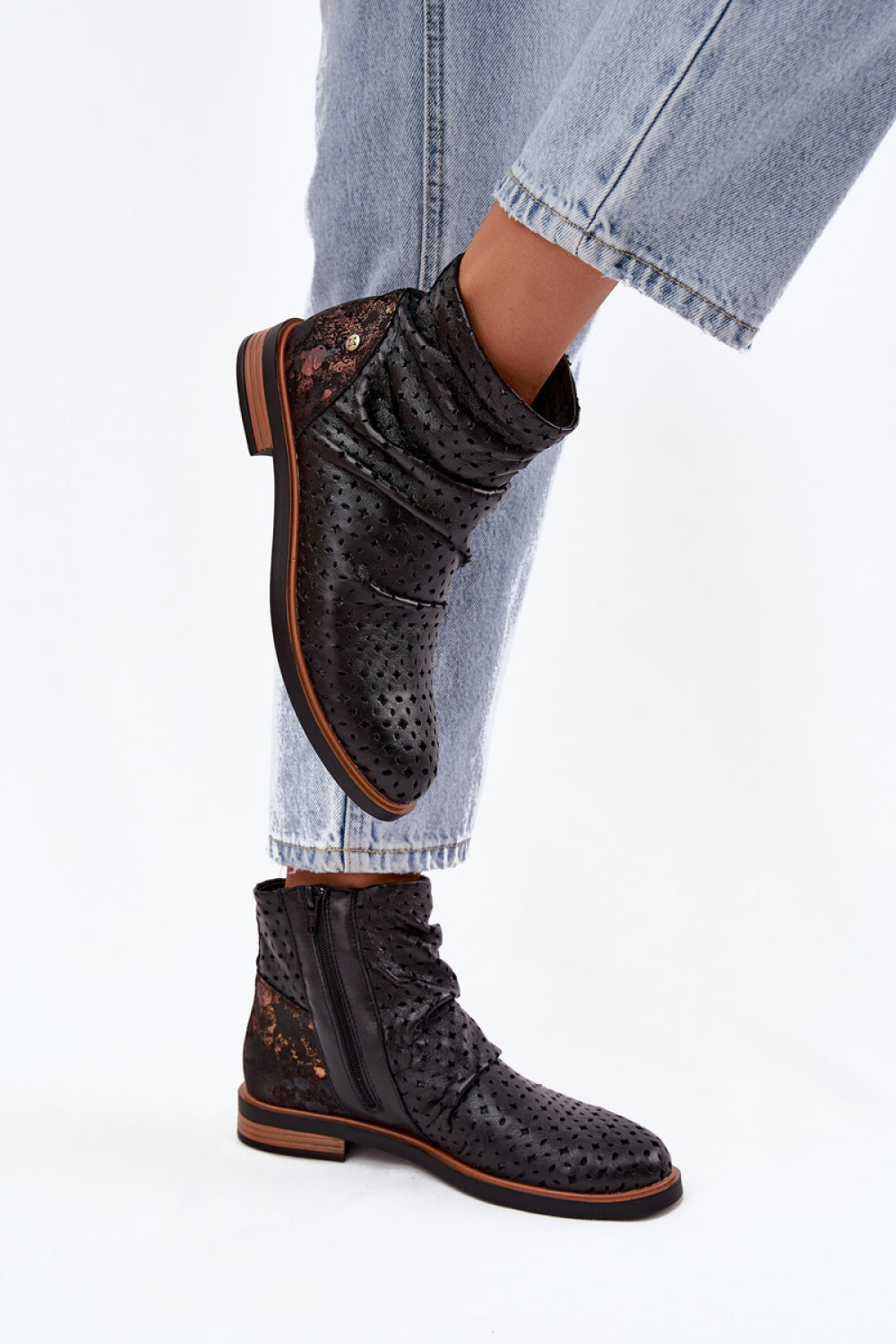 Step In Style Maciejka Black Leather Boots - view 3