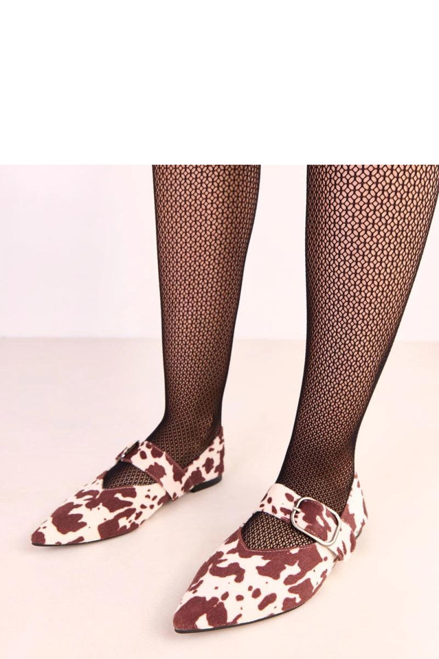 Solea Lena Brown Faux Leather Ballet Flats