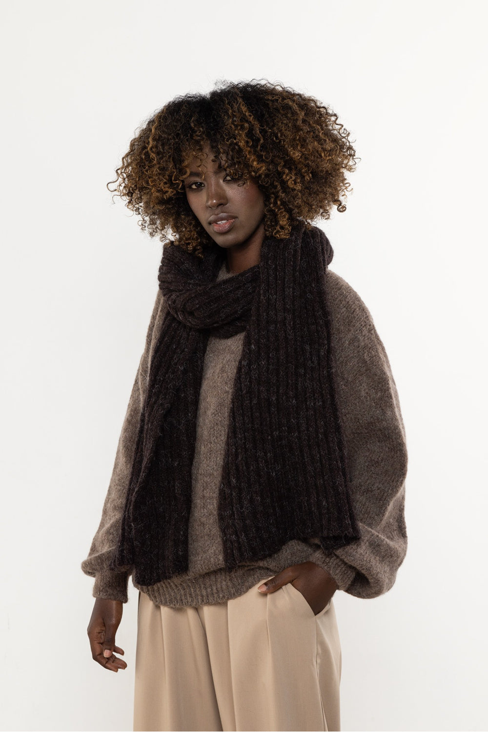 Awama Chocolate Shawl