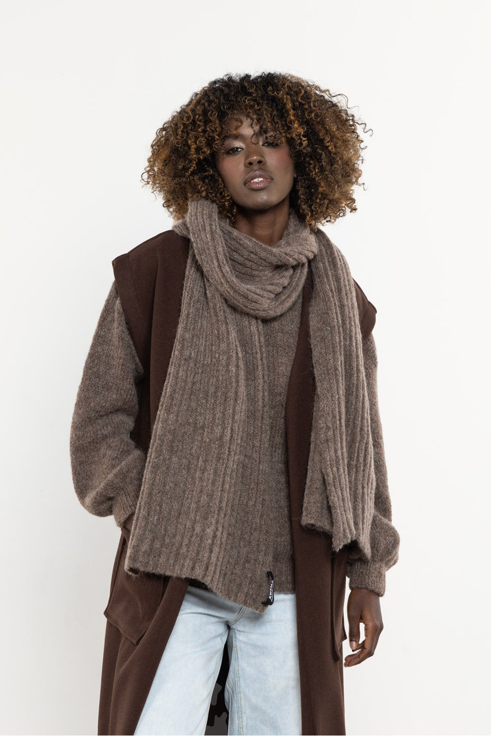 Awama Caramel Shawl