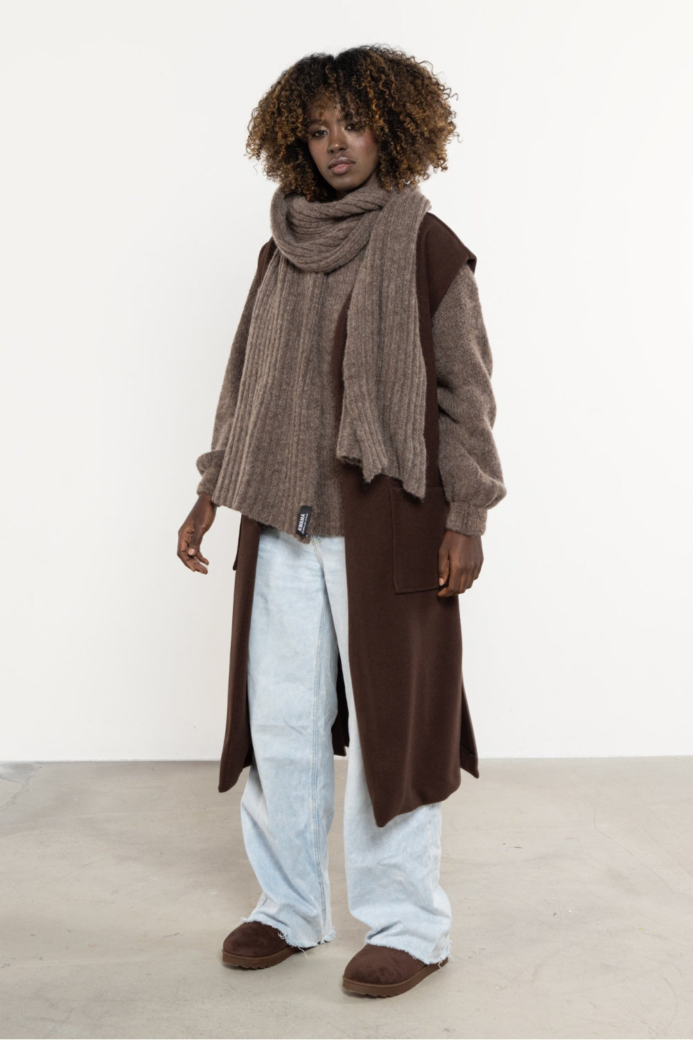 Awama Caramel Shawl - view 2
