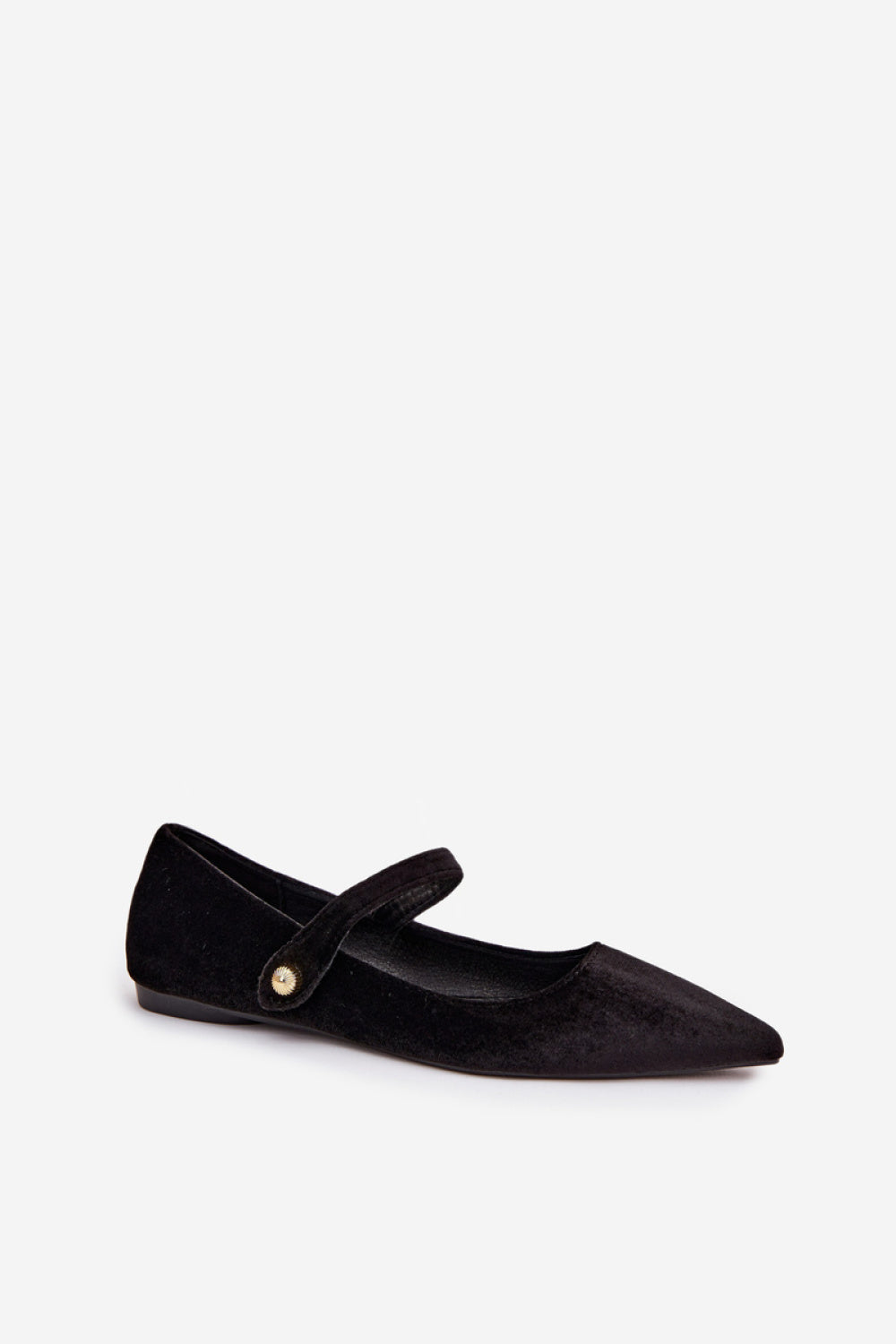 Step In Style Gisanne Black Velvet Ballet Flats - view 2