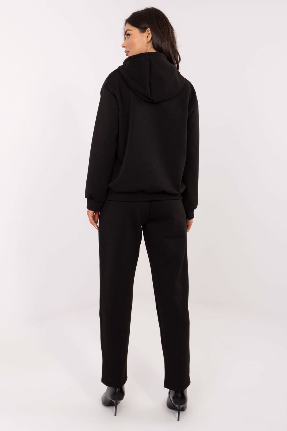 Italy Moda Black High Waisted Long Sleeve Co-Ord Set - view 3