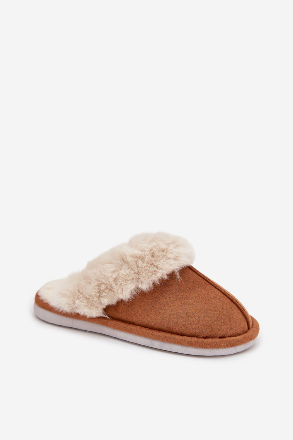 Step In Style Delissa Camel Faux Suede Warm Lined Slippers - view 2