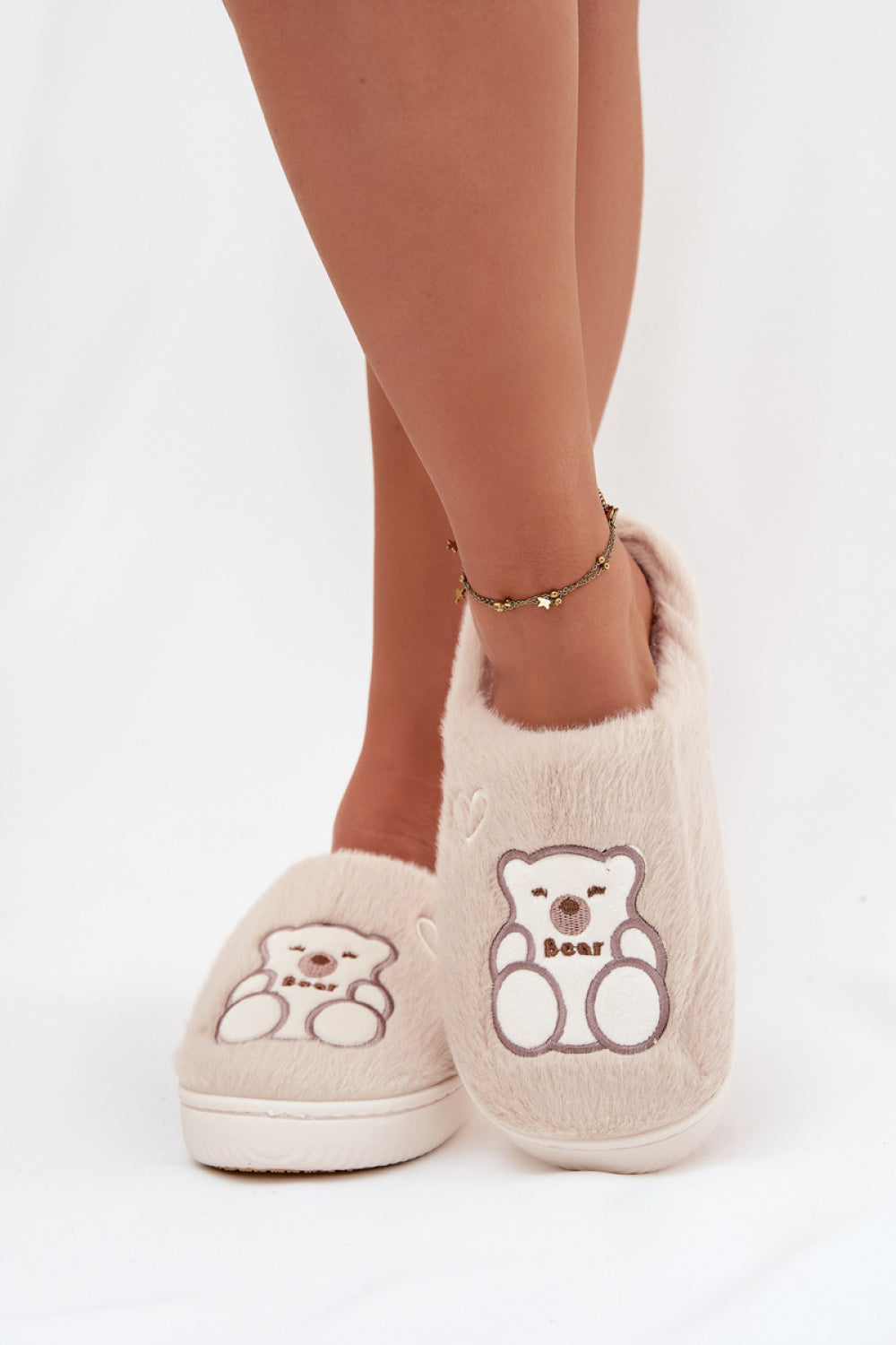 Step In Style Noralie Beige Warm Lined Slippers - view 3