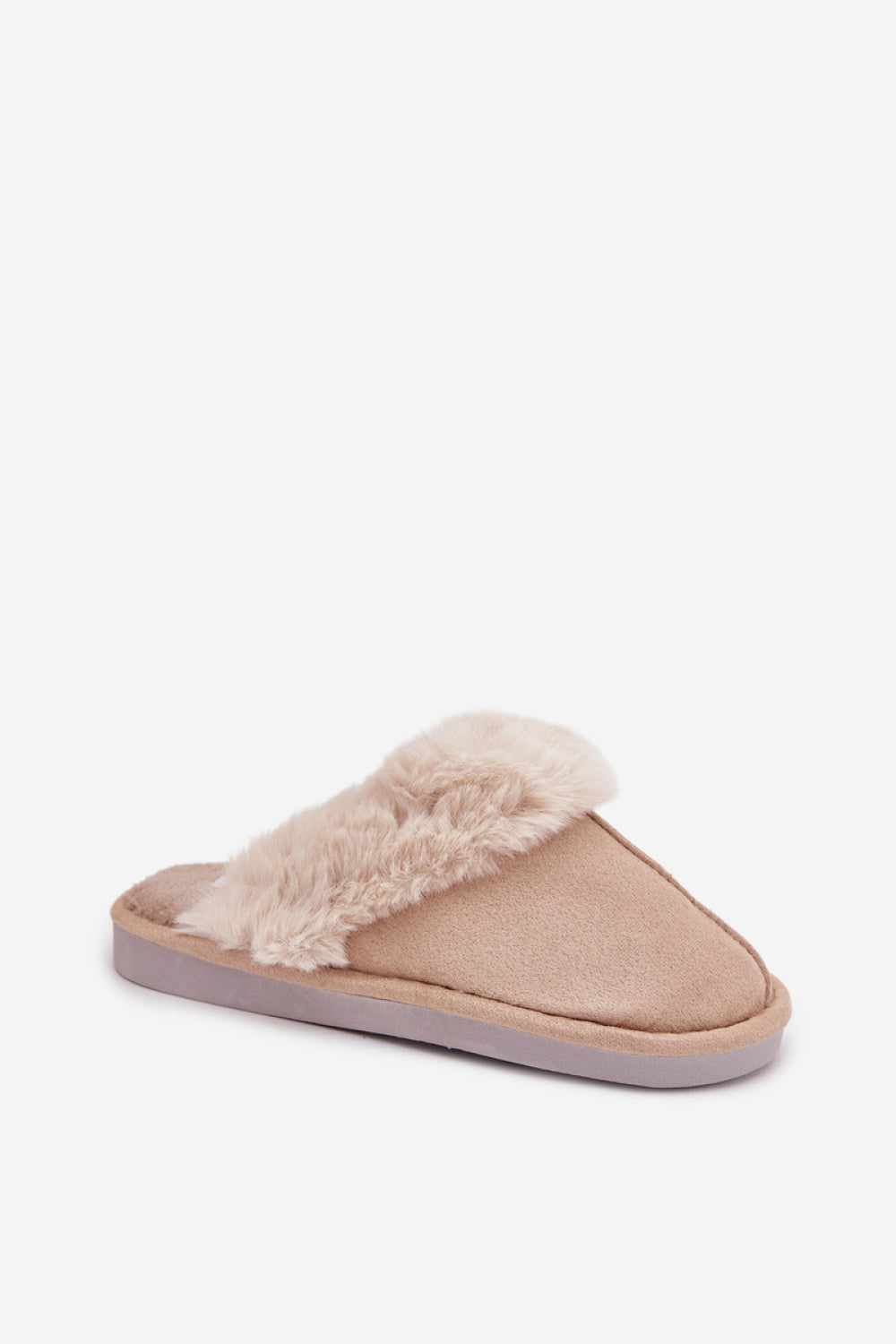 Step In Style Carisse Beige Faux Suede Warm Lined Slippers - view 2