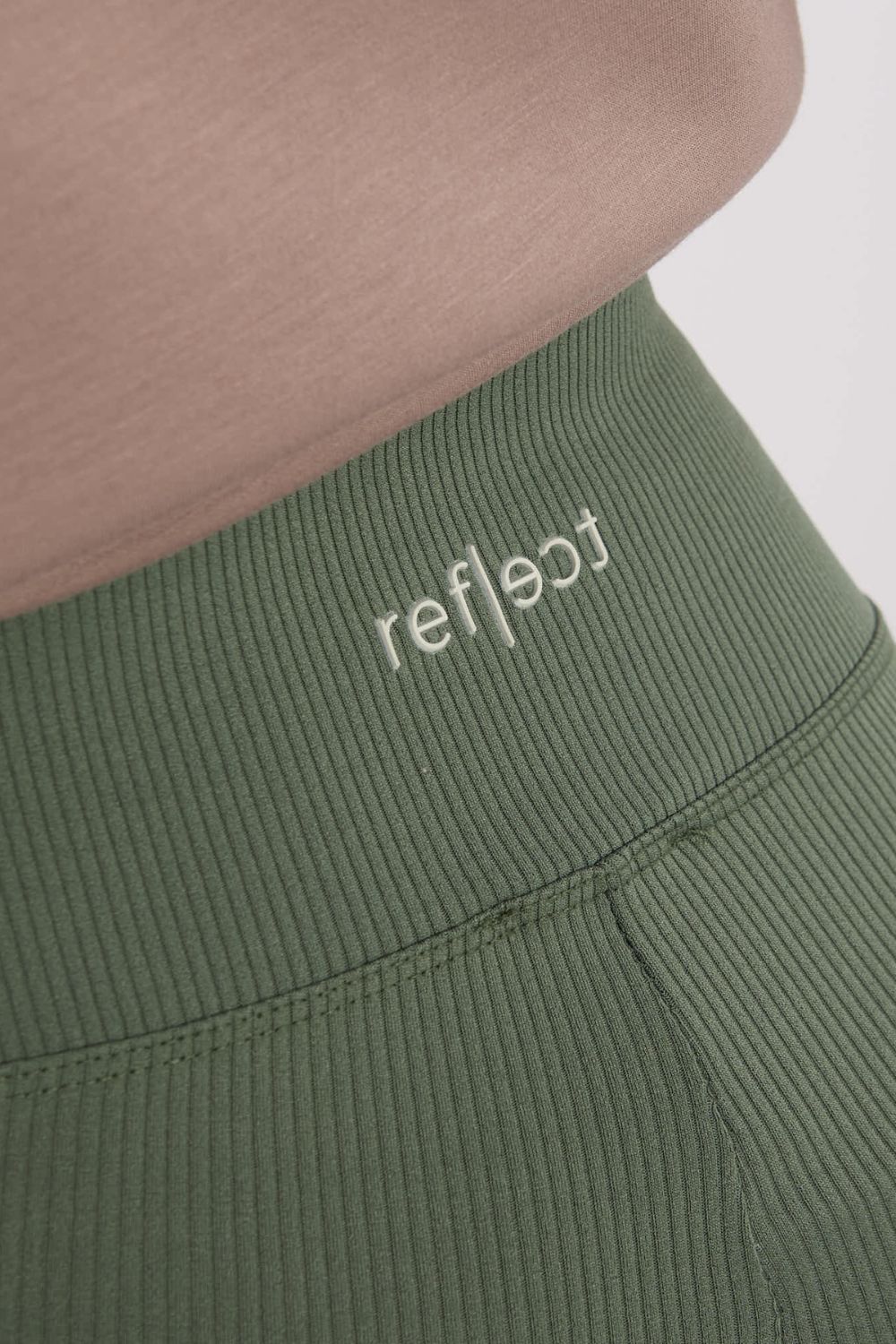 Relevance Khaki High Waisted Leggings - view 4