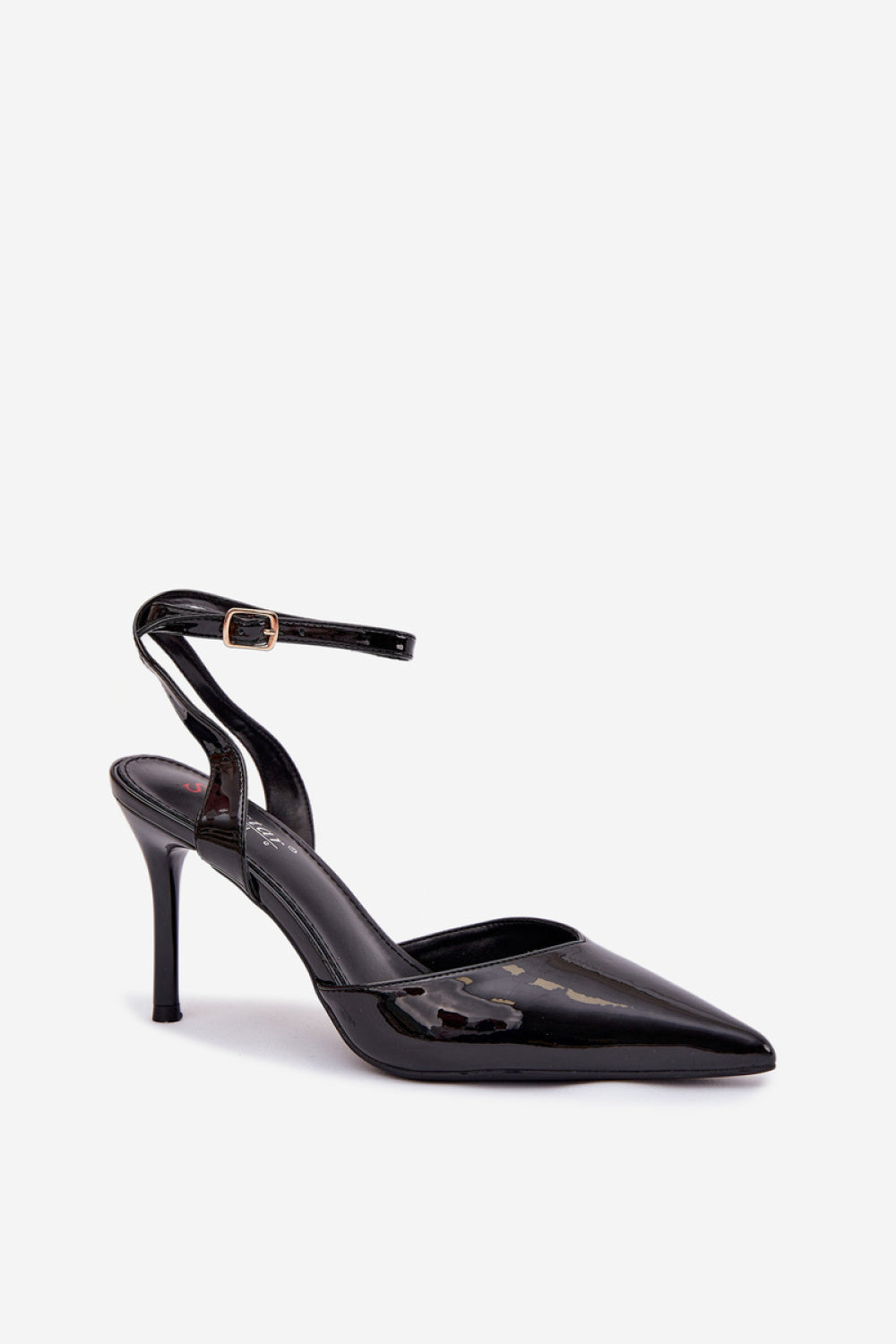 Step In Style Laretta Black Faux Leather High Heels - view 2