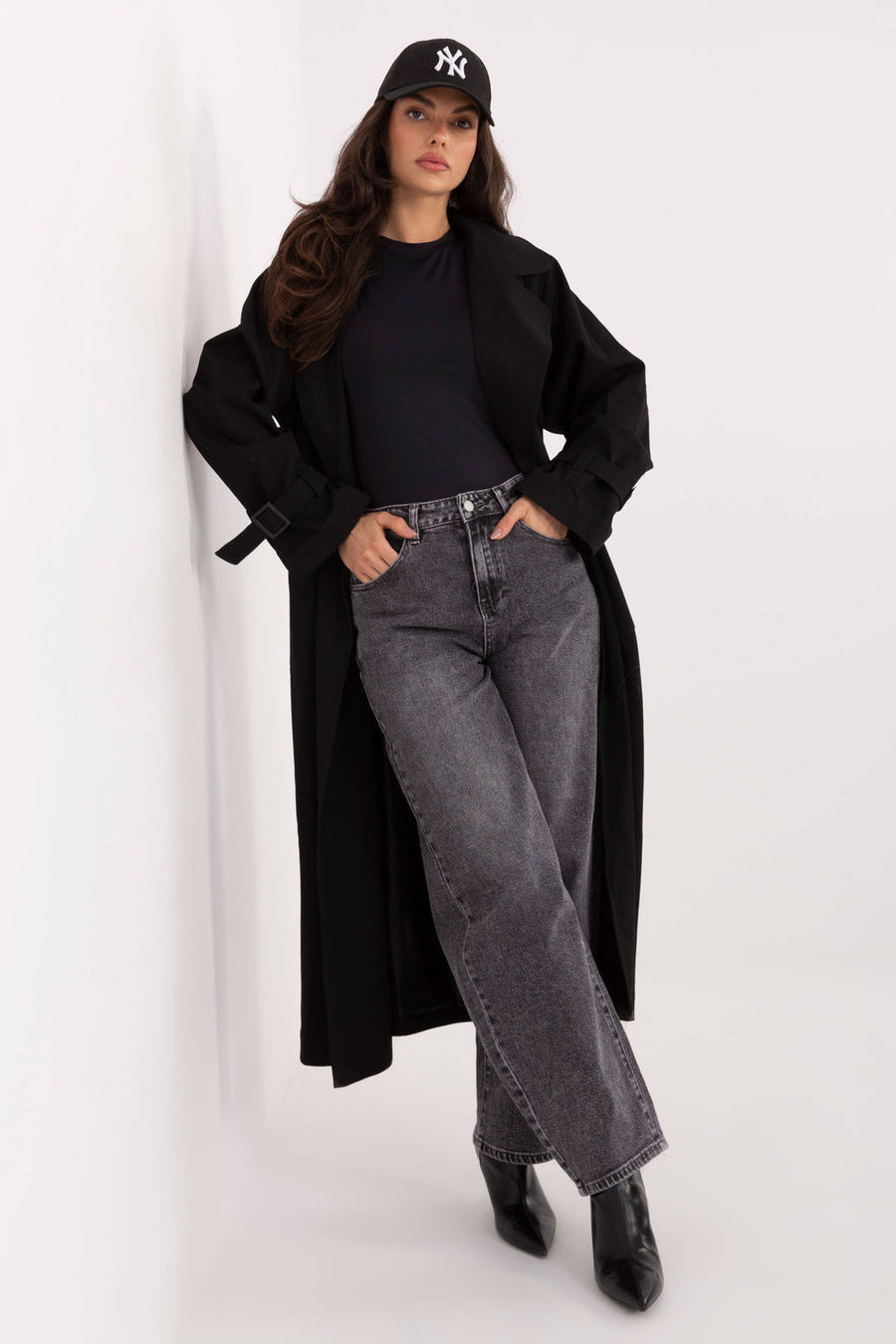 Sublevel Black Short Sleeve Blouse