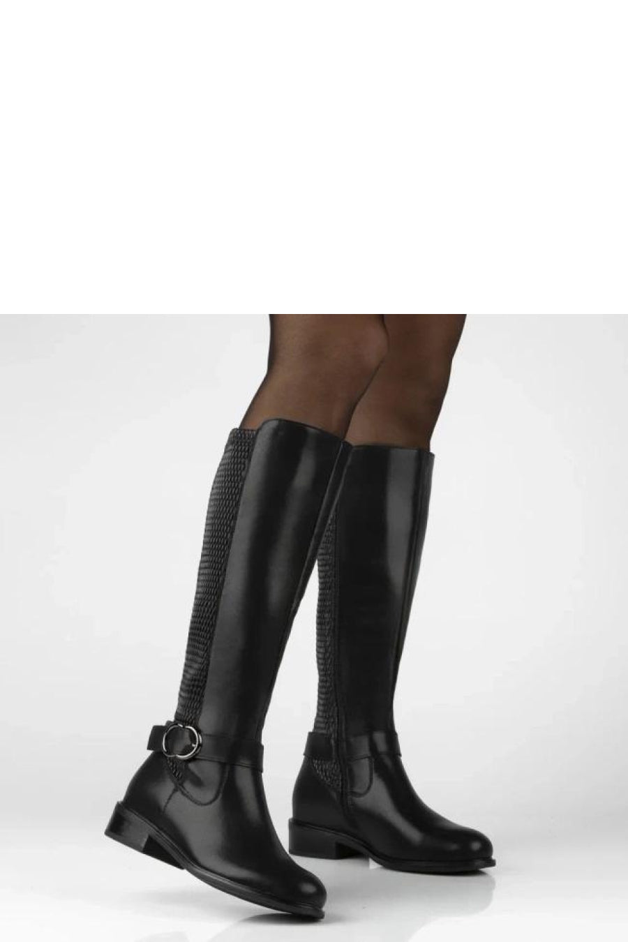 Solea Zendaia Black Over The Knee Boots