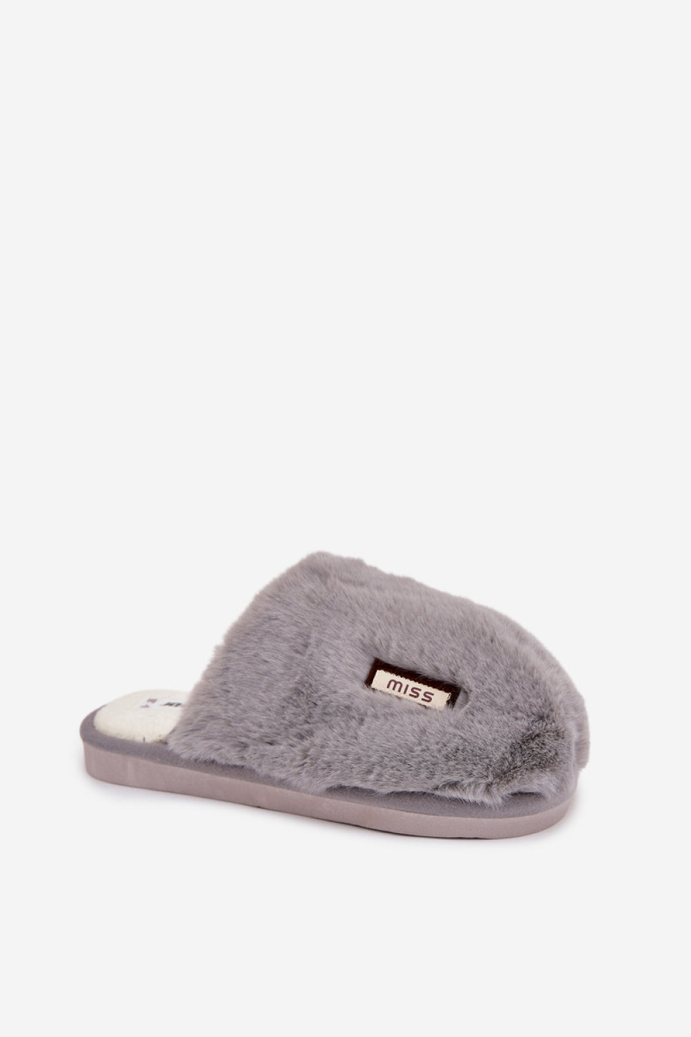 Step In Style Belinna Grey Warm Lined Slippers - view 2