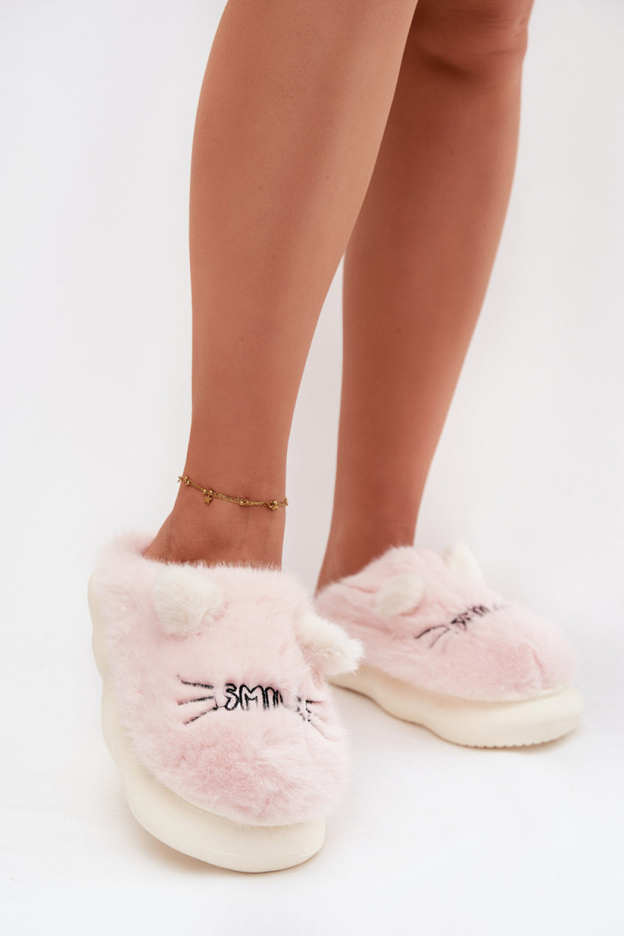 Step In Style Lexira Pink Warm Lined Slippers