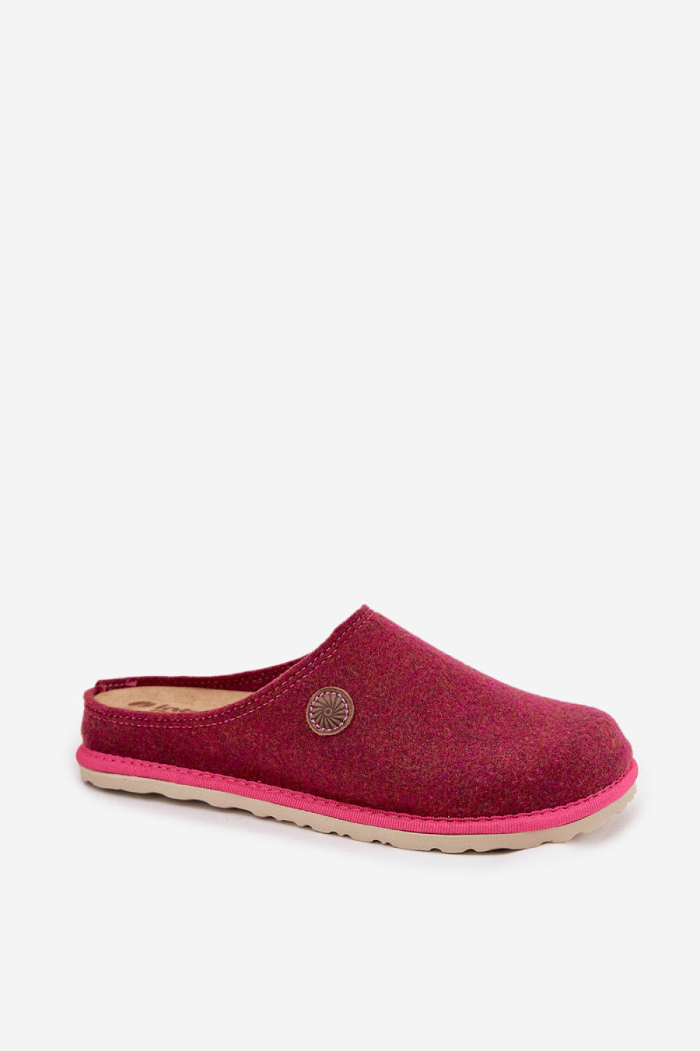 Step In Style Inblu Pink Leather Slippers - view 2