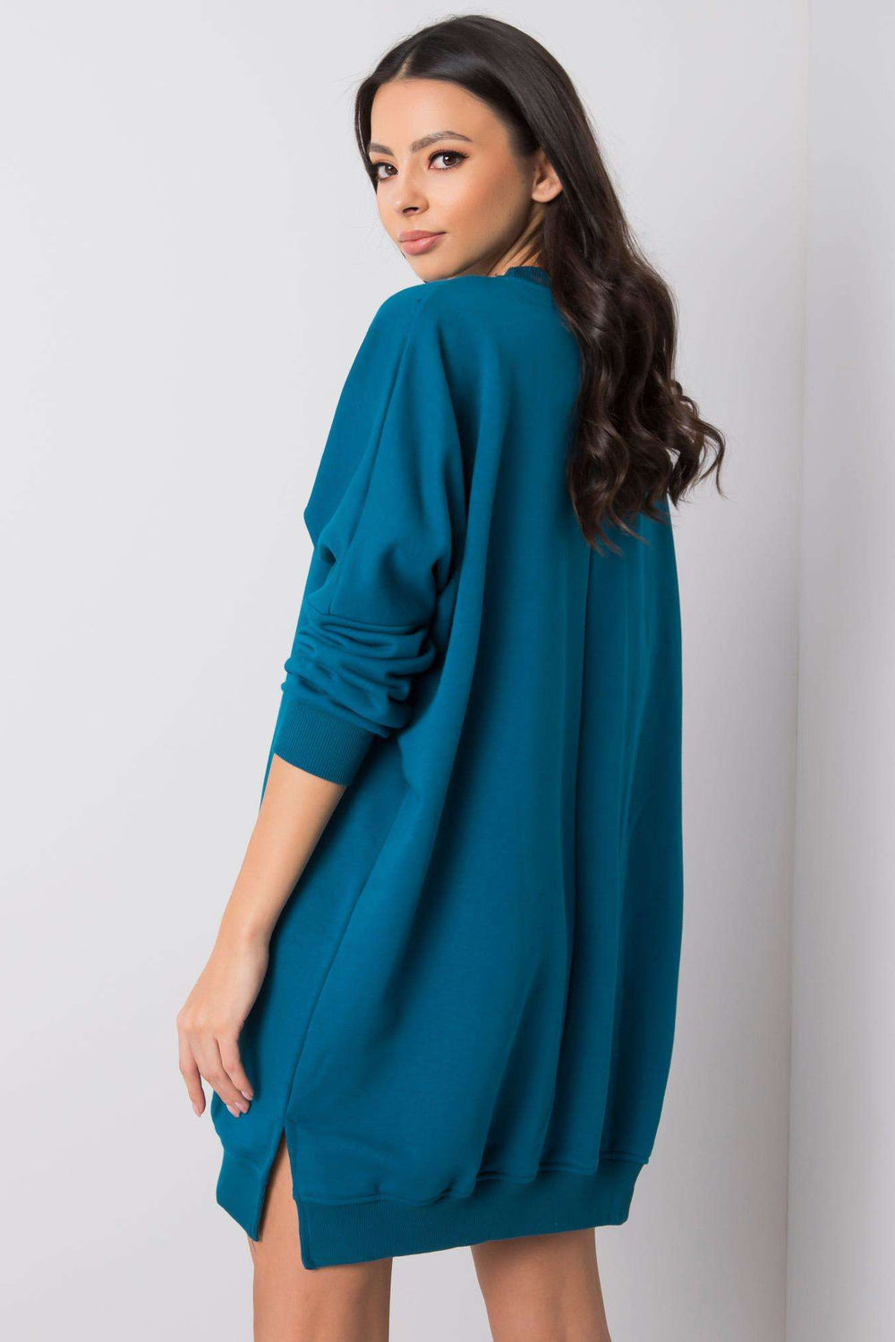 Relevance Teal Long Sleeve Dress - view 3