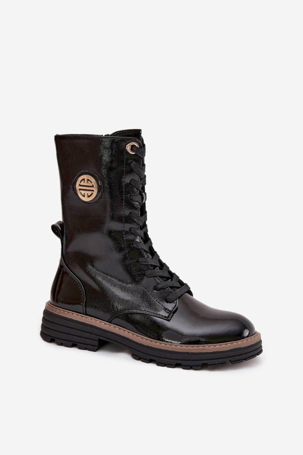 Step In Style Dorialine Black Patent Ankle Boots - view 2