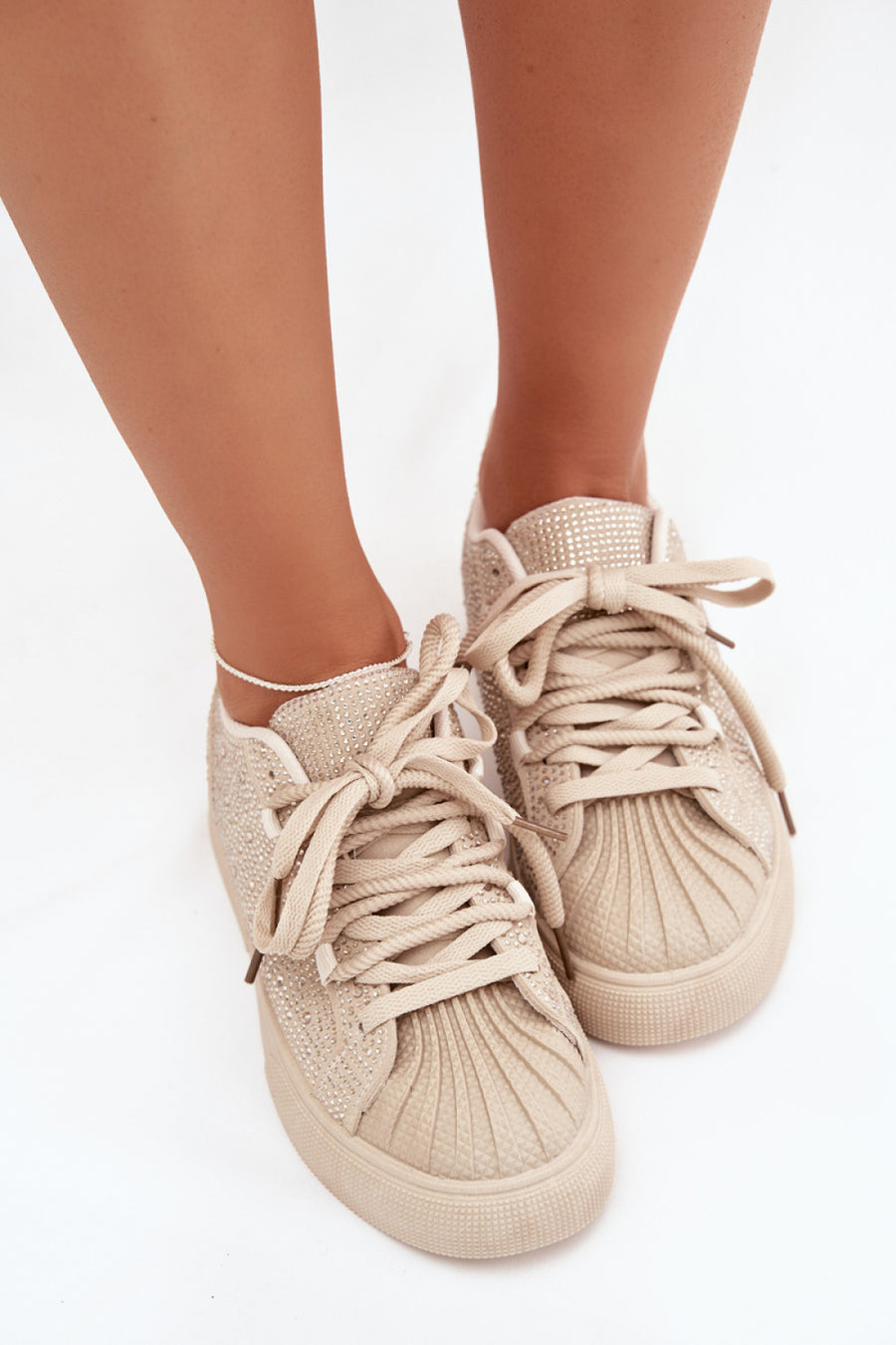 Step In Style Beige Trainers