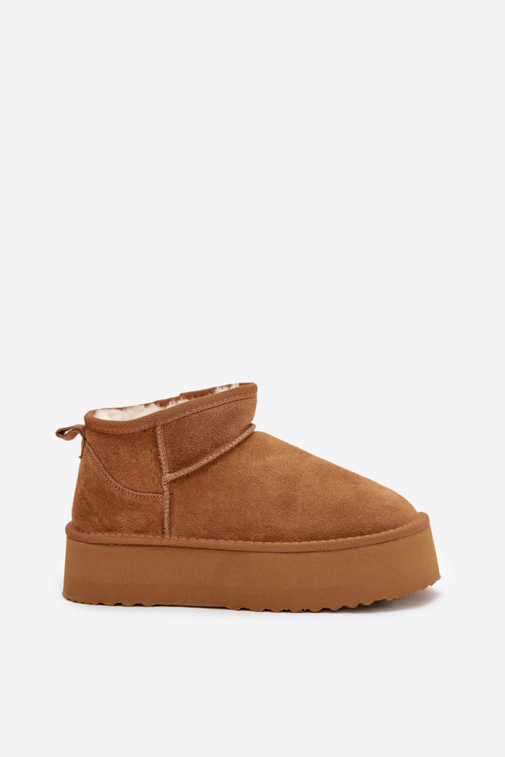 Step In Style Mairene Camel Suede Platform Snow Boots - view 2