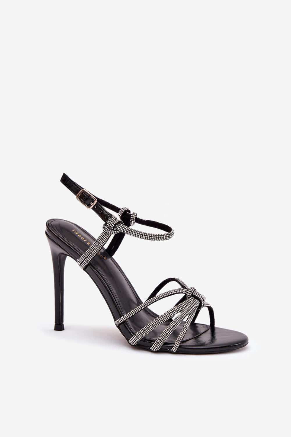 Step In Style Tanelle Black Heeled Sandals - view 2