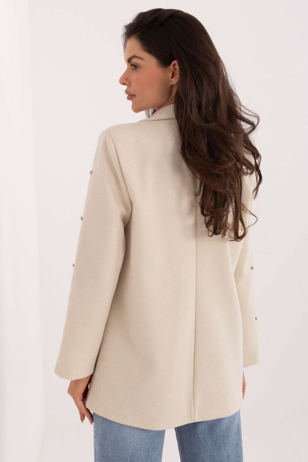 Italy Moda Light Beige Jacket - view 2