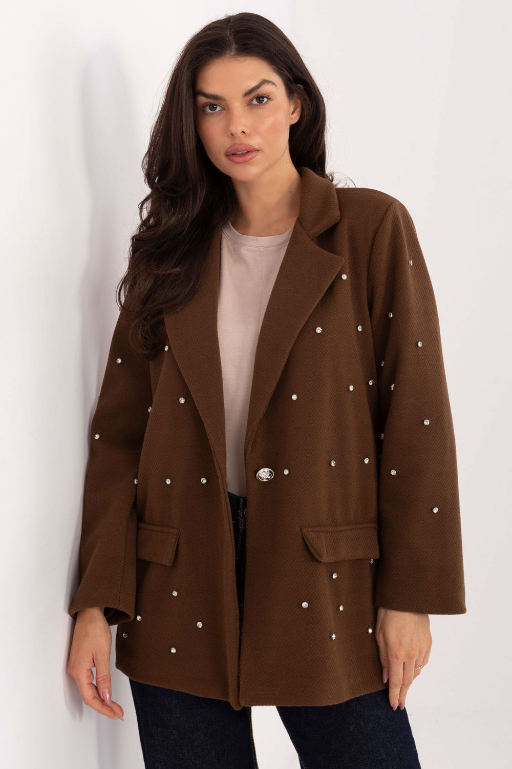 Italy Moda Brown Jacket