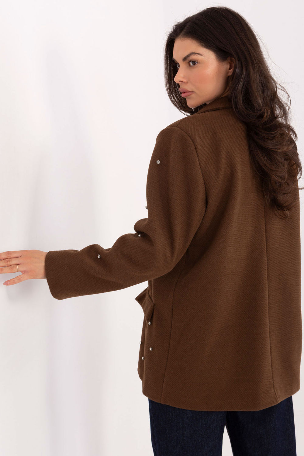 Italy Moda Brown Jacket - view 3