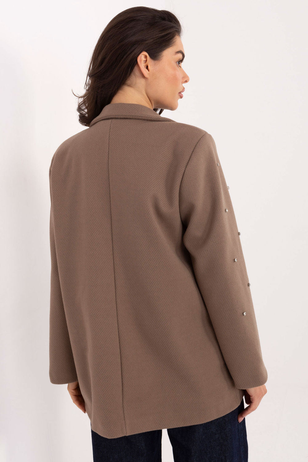 Italy Moda Dark Beige Jacket - view 3